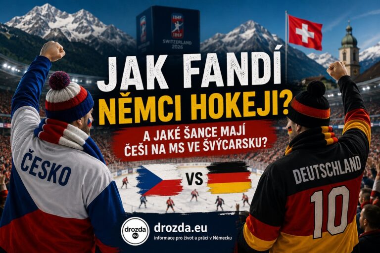 Čeští a němečtí fanoušci na MS v hokeji ve Švýcarsku – srovnání hokejové atmosféry v Česku a Německu a šance českého týmu na turnaji.
